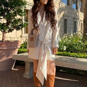 L’academie Tie Blazer Dress